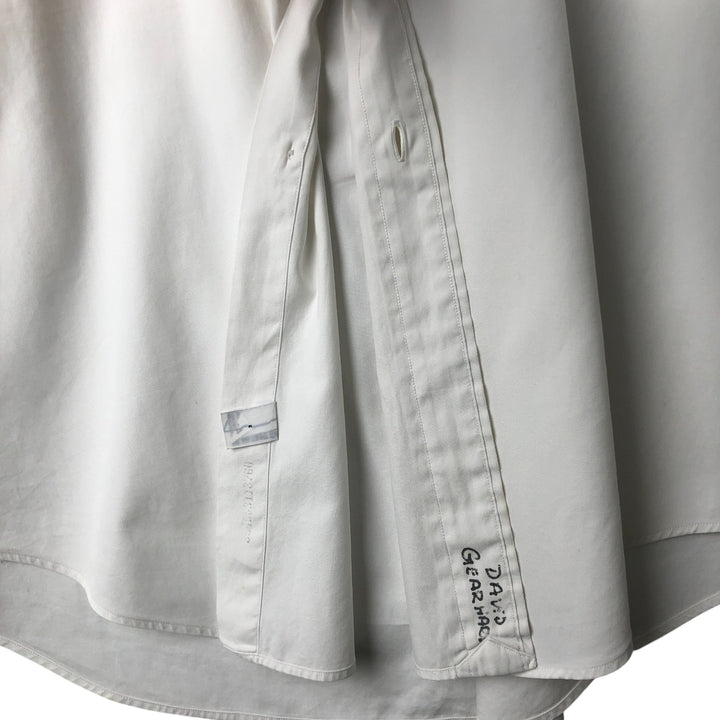 Ralph Lauren Classic Fit Long Sleeve Button Down Shirt, Men's Size L cotton white type Vintage Second Hand