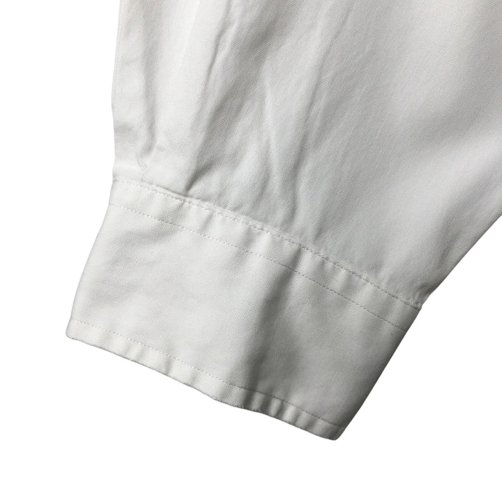 Ralph Lauren Classic Fit Long Sleeve Button Down Shirt, Men's Size L cotton white type Vintage Second Hand