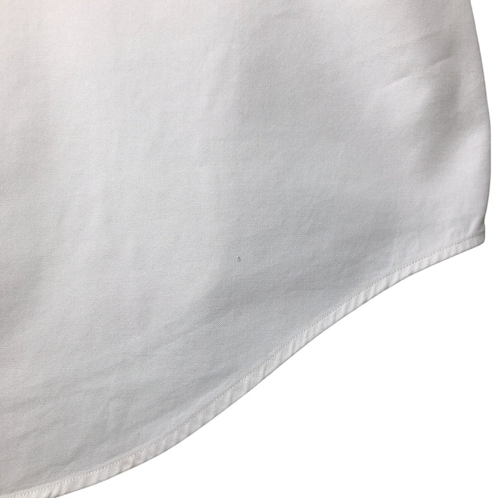 Ralph Lauren Classic Fit Long Sleeve Button Down Shirt, Men's Size L cotton white type Vintage Second Hand