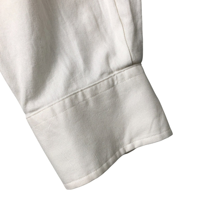 Ralph Lauren REGEND CLASSIC FIT wide collar long sleeve cotton shirt, men's size L cotton white type Vintage Second Hand