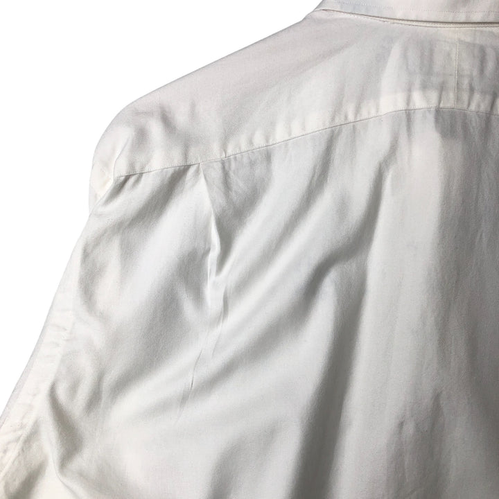 Ralph Lauren REGEND CLASSIC FIT wide collar long sleeve cotton shirt, men's size L cotton white type Vintage Second Hand