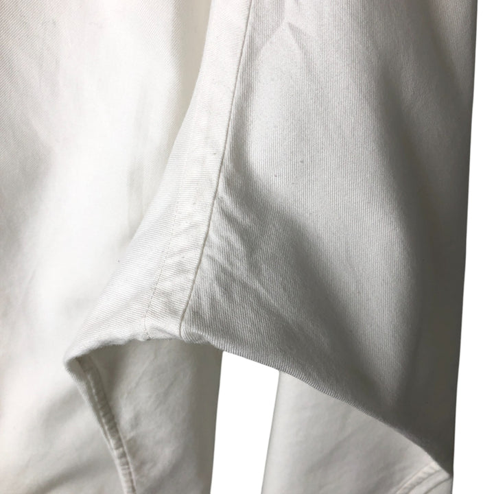 Ralph Lauren REGEND CLASSIC FIT wide collar long sleeve cotton shirt, men's size L cotton white type Vintage Second Hand