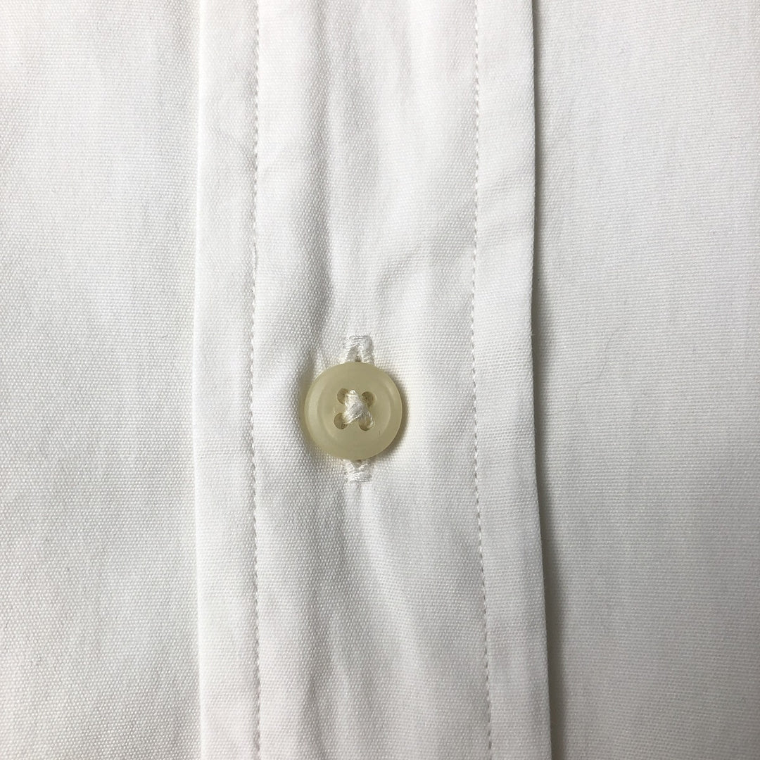 Ralph Lauren Classic Fit Long Sleeve Button Down Shirt, Men's Size L cotton white type Vintage Second Hand