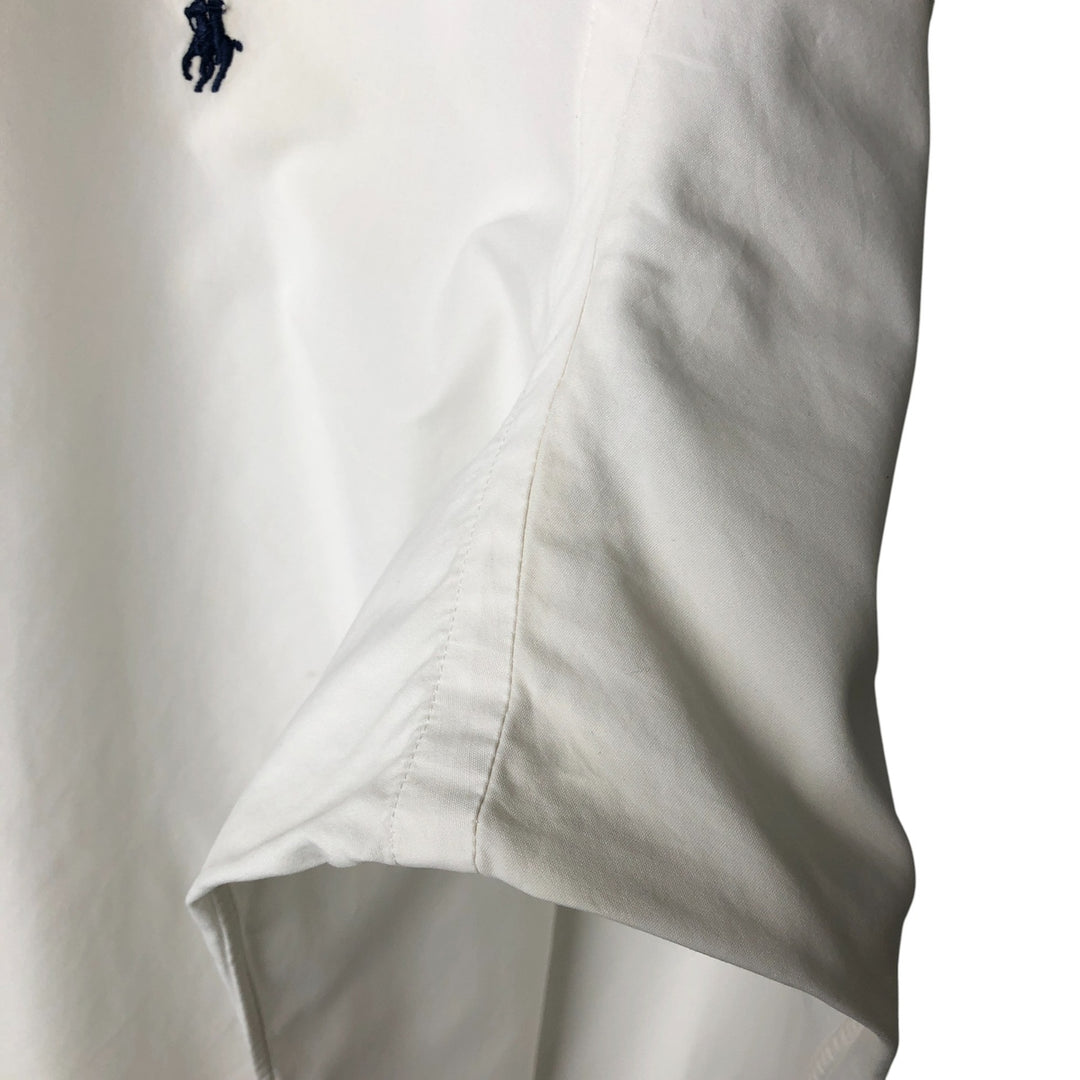 Ralph Lauren Classic Fit Long Sleeve Button Down Shirt, Men's Size L cotton white type Vintage Second Hand