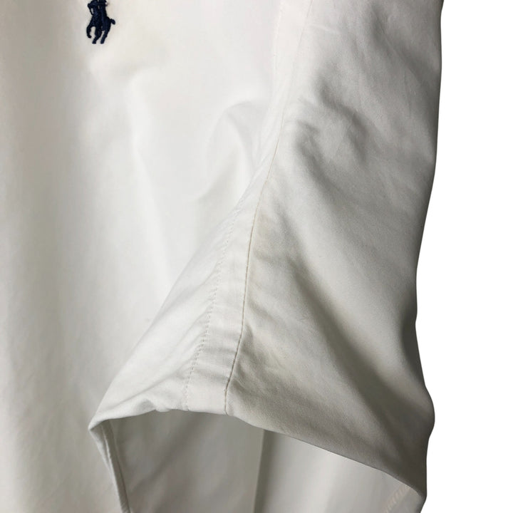 Ralph Lauren Classic Fit Long Sleeve Button Down Shirt, Men's Size L cotton white type Vintage Second Hand