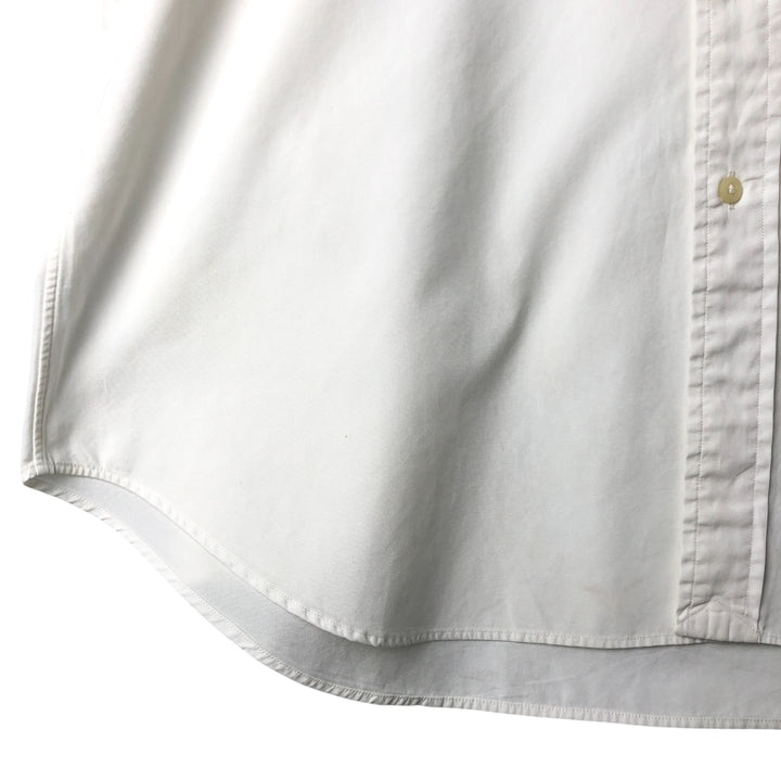 Ralph Lauren Classic Fit Long Sleeve Button Down Shirt, Men's Size L cotton white type Vintage Second Hand