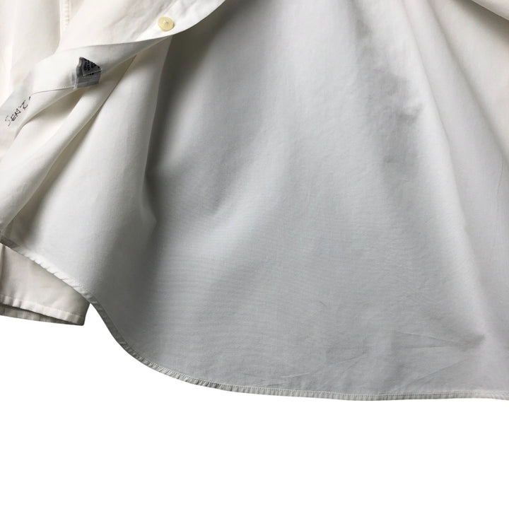 Ralph Lauren Classic Fit Long Sleeve Button Down Shirt, Men's Size L cotton white type Vintage Second Hand