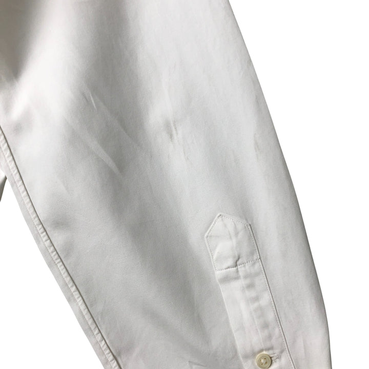Ralph Lauren Classic Fit Long Sleeve Button Down Shirt, Men's Size L cotton white type Vintage Second Hand