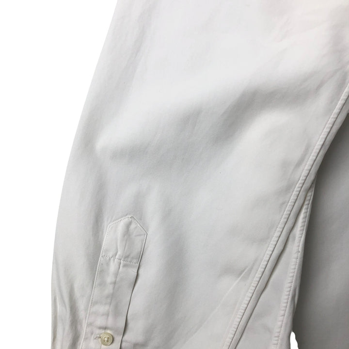 Ralph Lauren Classic Fit Long Sleeve Button Down Shirt, Men's Size L cotton white type Vintage Second Hand