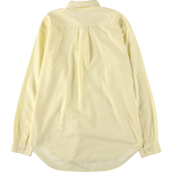 Ralph Lauren POLO by Ralph Lauren long sleeve button down shirt women's XL size cotton yellow type Vintage Second Hand