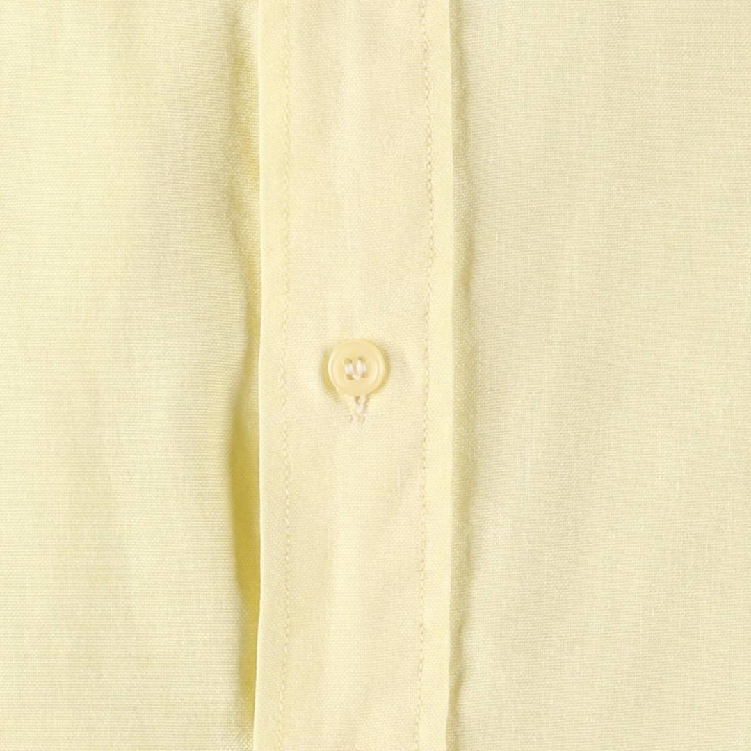 Ralph Lauren POLO by Ralph Lauren long sleeve button down shirt women's XL size cotton yellow type Vintage Second Hand