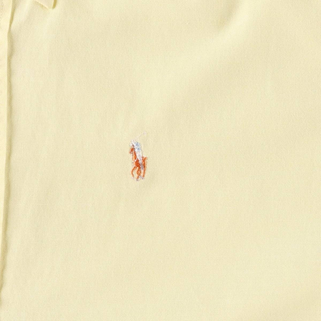 Ralph Lauren POLO by Ralph Lauren long sleeve button down shirt women's XL size cotton yellow type Vintage Second Hand