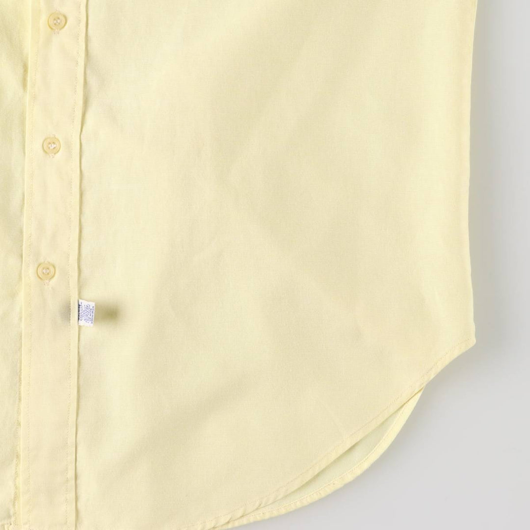 Ralph Lauren POLO by Ralph Lauren long sleeve button down shirt women's XL size cotton yellow type Vintage Second Hand