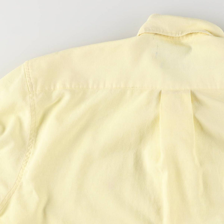 Ralph Lauren POLO by Ralph Lauren long sleeve button down shirt women's XL size cotton yellow type Vintage Second Hand