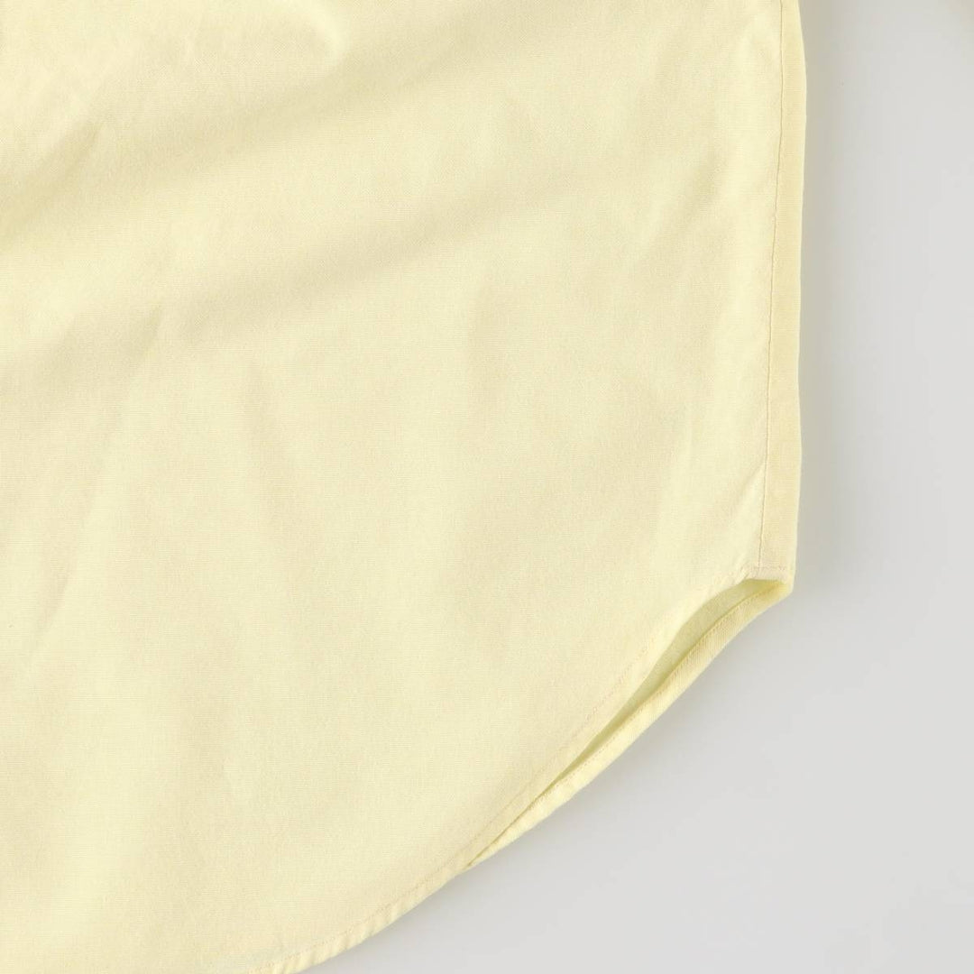 Ralph Lauren POLO by Ralph Lauren long sleeve button down shirt women's XL size cotton yellow type Vintage Second Hand