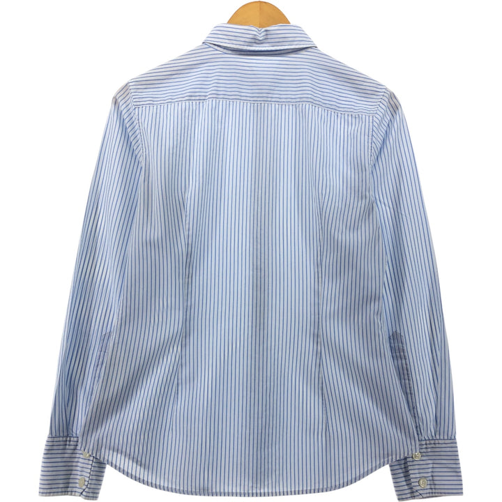 UNITED COLORS OF BENETTON Long Sleeve Striped Shirt Women's Size S unclear white type Vintage Second Hand