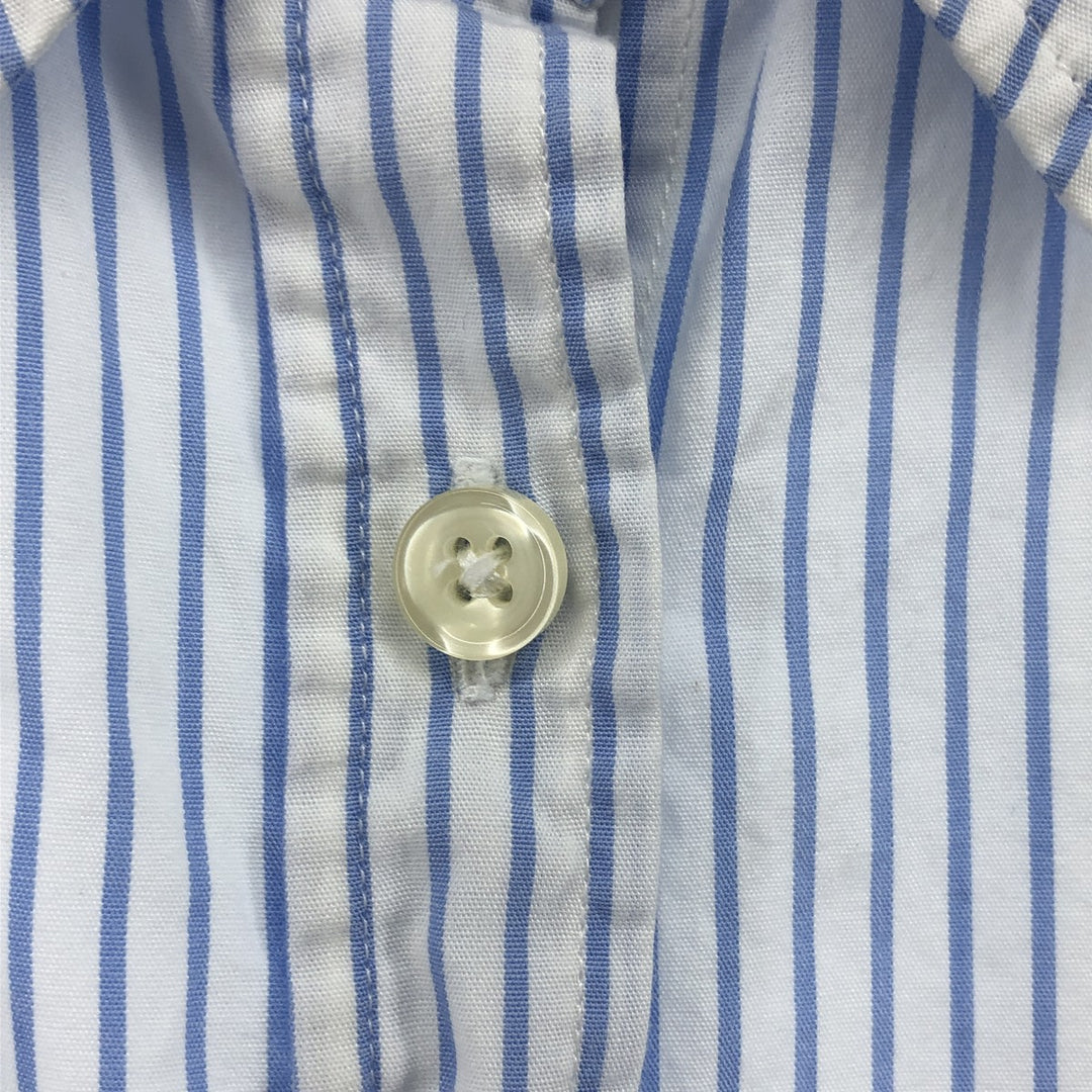 UNITED COLORS OF BENETTON Long Sleeve Striped Shirt Women's Size S unclear white type Vintage Second Hand