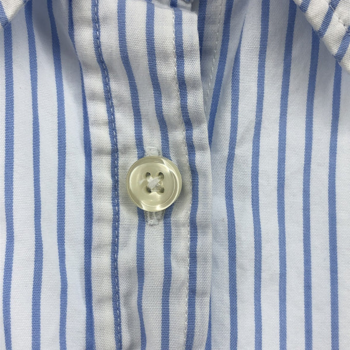 UNITED COLORS OF BENETTON Long Sleeve Striped Shirt Women's Size S unclear white type Vintage Second Hand