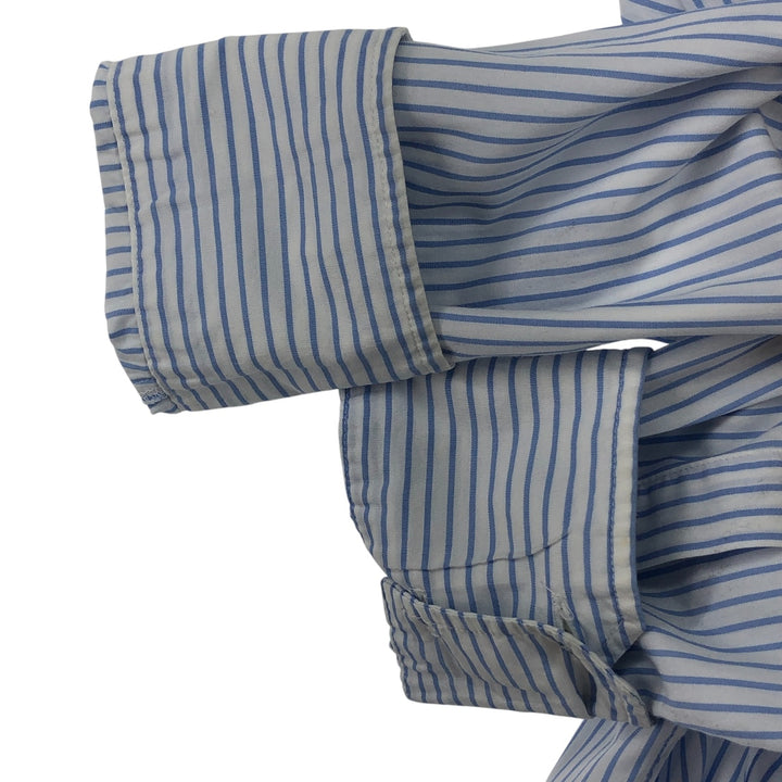UNITED COLORS OF BENETTON Long Sleeve Striped Shirt Women's Size S unclear white type Vintage Second Hand