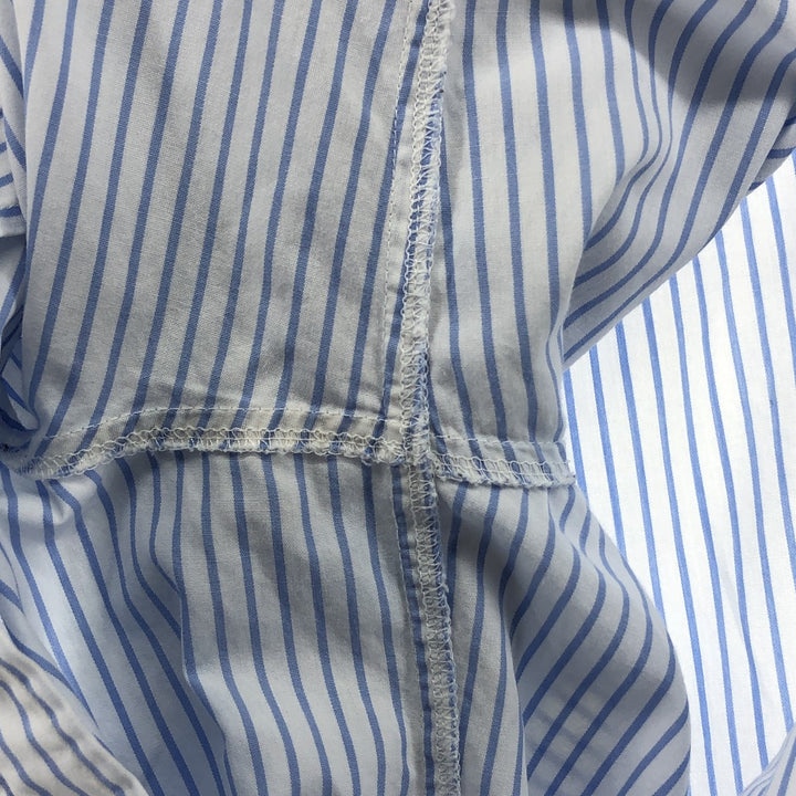 UNITED COLORS OF BENETTON Long Sleeve Striped Shirt Women's Size S unclear white type Vintage Second Hand