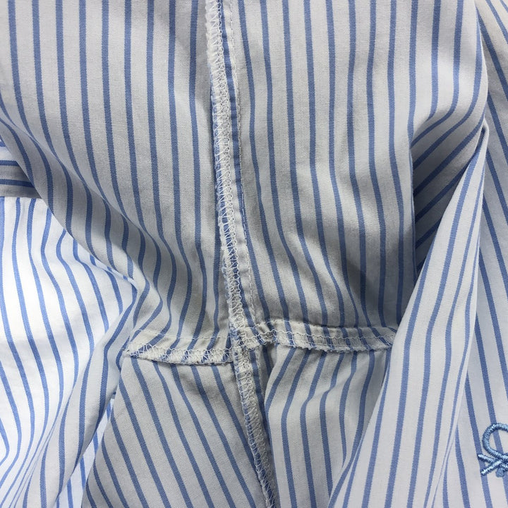 UNITED COLORS OF BENETTON Long Sleeve Striped Shirt Women's Size S unclear white type Vintage Second Hand