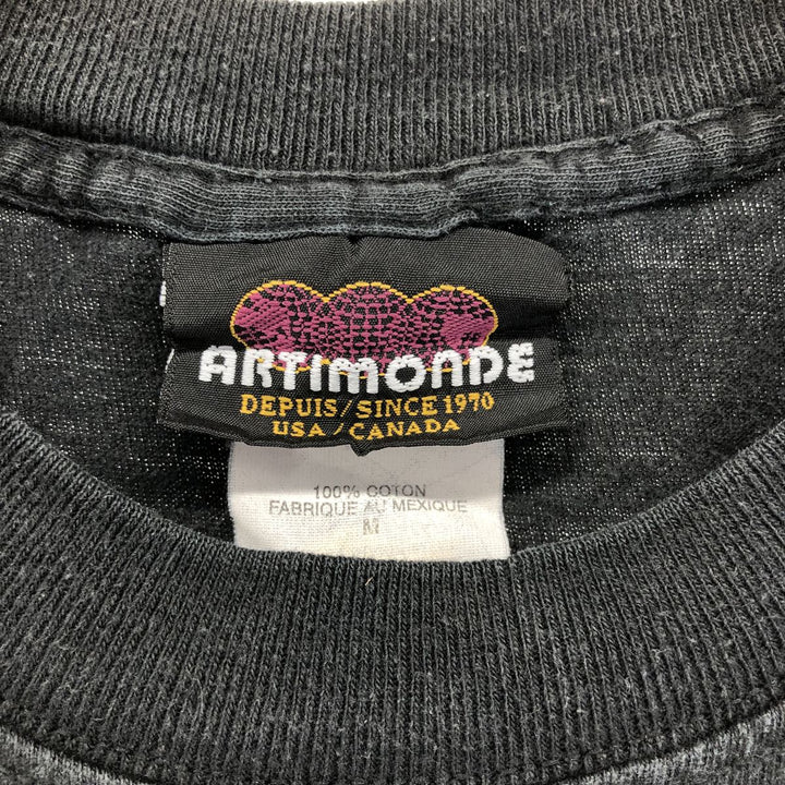 ARTIMOADE Led Zeppelin Band T-Shirt, Band Tee, Men's M Size cotton black type Vintage Second Hand
