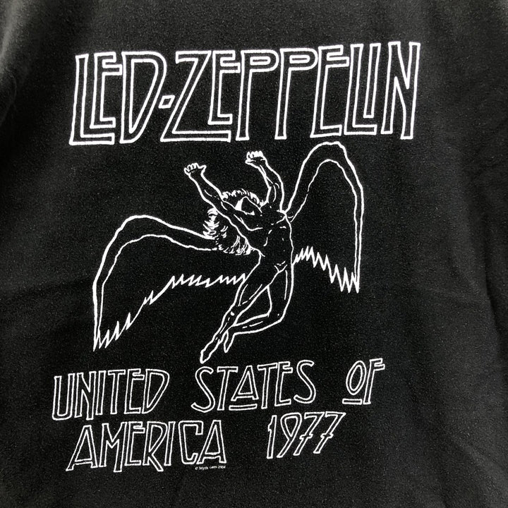ARTIMOADE Led Zeppelin Band T-Shirt, Band Tee, Men's M Size cotton black type Vintage Second Hand
