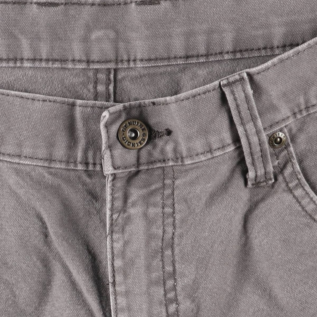 Dickies Duck Painter Shorts, Half Pants, Men's, W38 equivalent cotton gray type Vintage Second Hand
