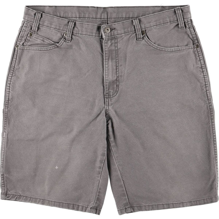 Dickies Duck Painter Shorts, Half Pants, Men's, W38 equivalent cotton gray type Vintage Second Hand