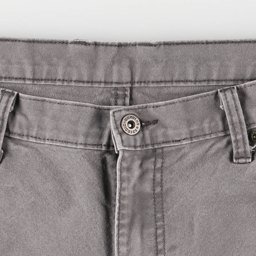 Dickies Duck Painter Shorts, Half Pants, Men's, W38 equivalent cotton gray type Vintage Second Hand