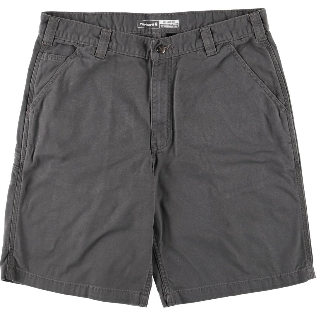 Carhartt Relaxed Fit Duck Painter Shorts, Men's W37 cotton gray type Vintage Second Hand