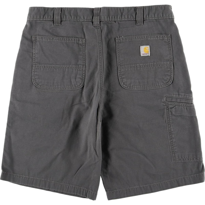 Carhartt Relaxed Fit Duck Painter Shorts, Men's W37 cotton gray type Vintage Second Hand