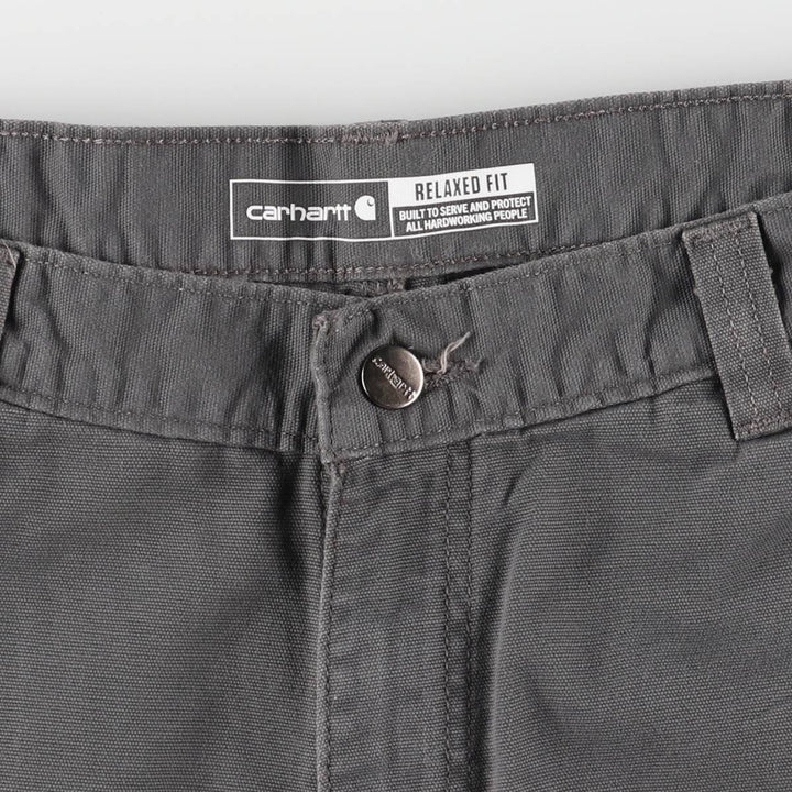 Carhartt Relaxed Fit Duck Painter Shorts, Men's W37 cotton gray type Vintage Second Hand