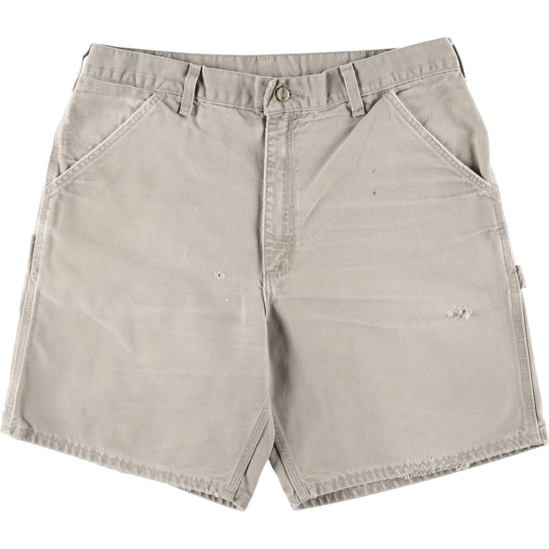 Carhartt Duck Painter Shorts, Shorts, Men's, W36 equivalent cotton Beige type Vintage Second Hand