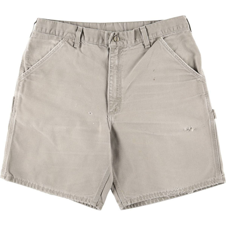 Carhartt Duck Painter Shorts, Shorts, Men's, W36 equivalent cotton Beige type Vintage Second Hand
