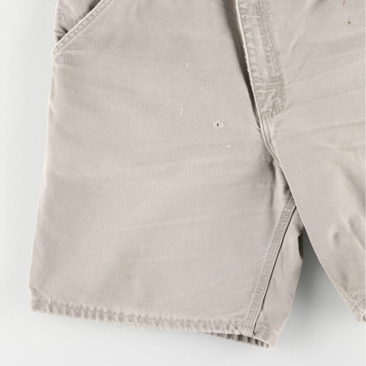 Carhartt Duck Painter Shorts, Shorts, Men's, W36 equivalent cotton Beige type Vintage Second Hand