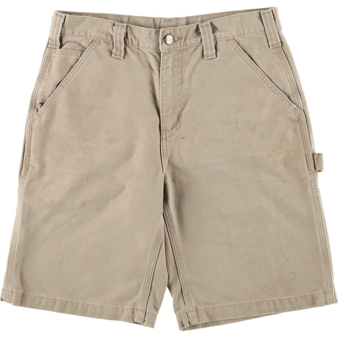 Carhartt Plain Duck Painter Shorts, Shorts, Men's, W33 equivalent cotton Beige type Vintage Second Hand