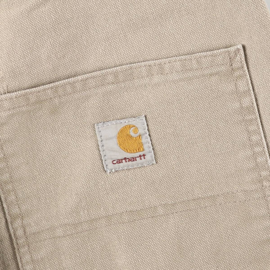 Carhartt Plain Duck Painter Shorts, Shorts, Men's, W33 equivalent cotton Beige type Vintage Second Hand