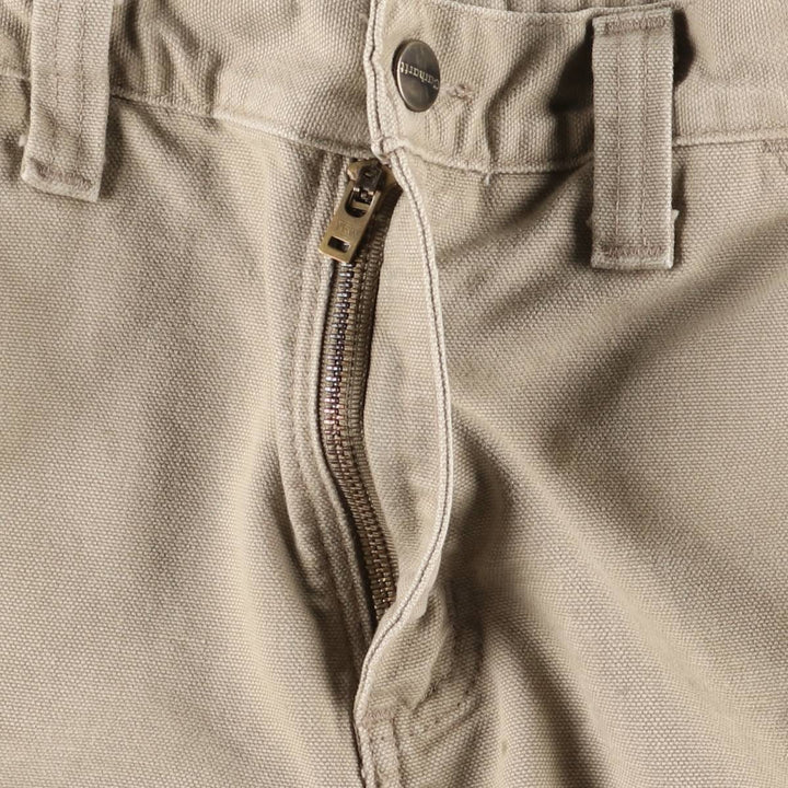 Carhartt Plain Duck Painter Shorts, Shorts, Men's, W33 equivalent cotton Beige type Vintage Second Hand