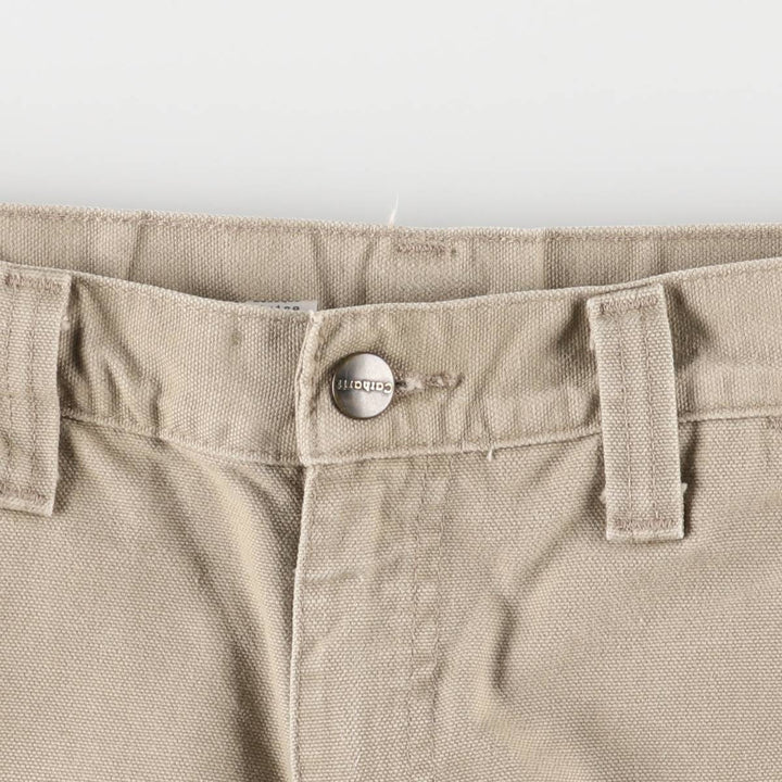 Carhartt Plain Duck Painter Shorts, Shorts, Men's, W33 equivalent cotton Beige type Vintage Second Hand