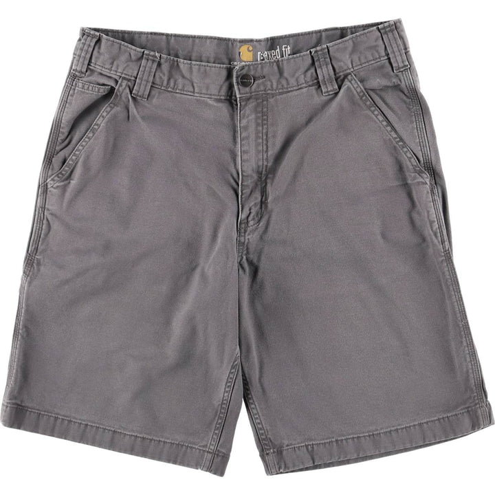 Carhartt Relaxed Fit Duck Painter Shorts, Shorts, Men's, W34 equivalent cotton gray type Vintage Second Hand