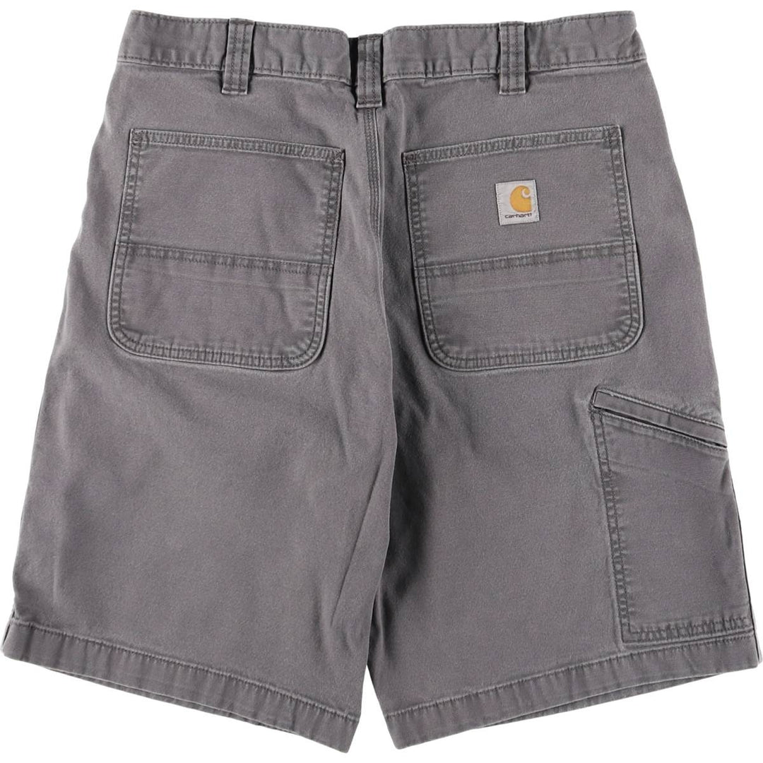 Carhartt Relaxed Fit Duck Painter Shorts, Shorts, Men's, W34 equivalent cotton gray type Vintage Second Hand