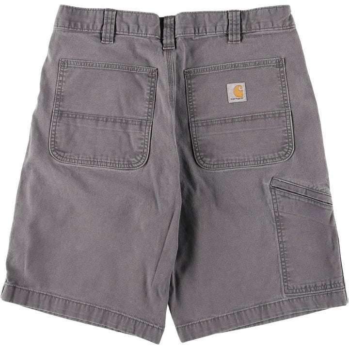 Carhartt Relaxed Fit Duck Painter Shorts, Shorts, Men's, W34 equivalent cotton gray type Vintage Second Hand