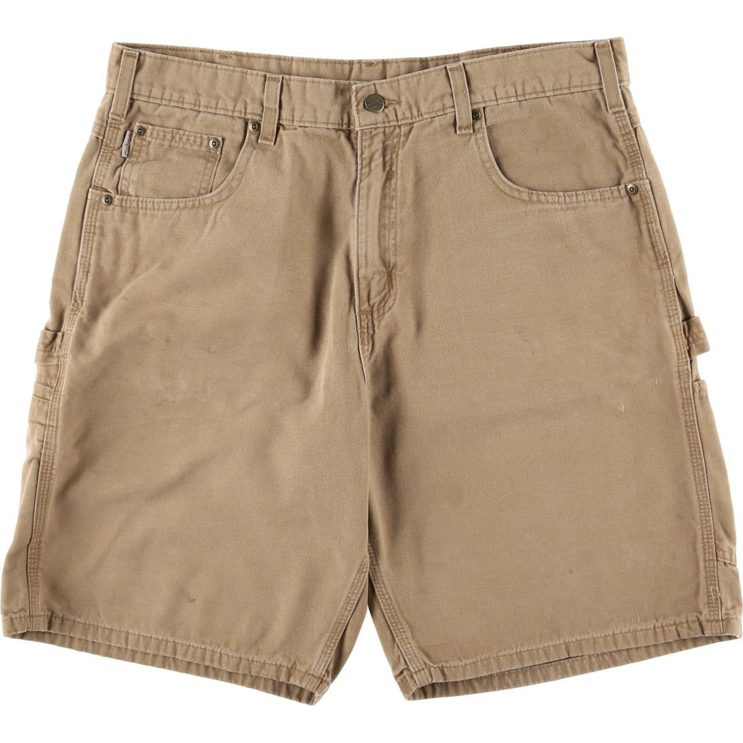 Carhartt Duck Painter Shorts, Shorts, Men's, W37 equivalent cotton beige type brown Vintage Second Hand