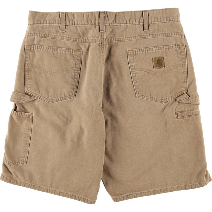 Carhartt Duck Painter Shorts, Shorts, Men's, W37 equivalent cotton beige type brown Vintage Second Hand