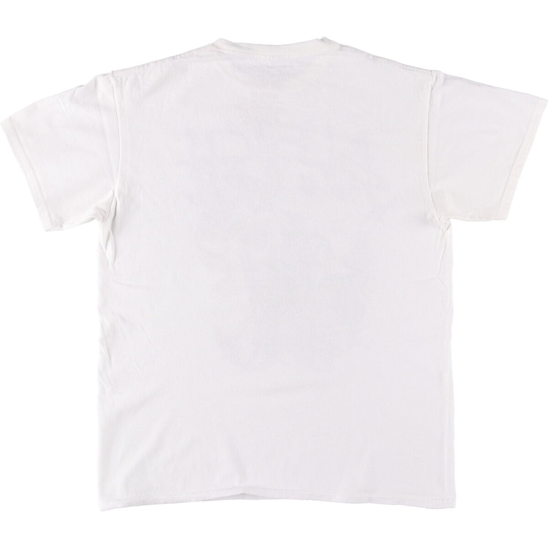 BLEACH Anime Character Print T-Shirt, Men's M Size cotton white type Vintage Second Hand