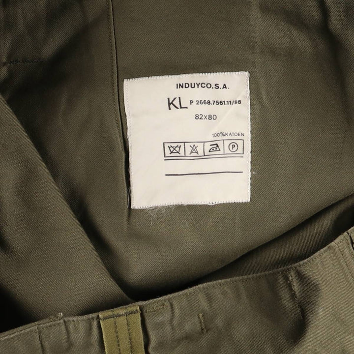 Dutch Army Double Face Military Cargo Pants Combat Pants 82x80 Men's W36 equivalent cotton Khaki type Vintage Second Hand