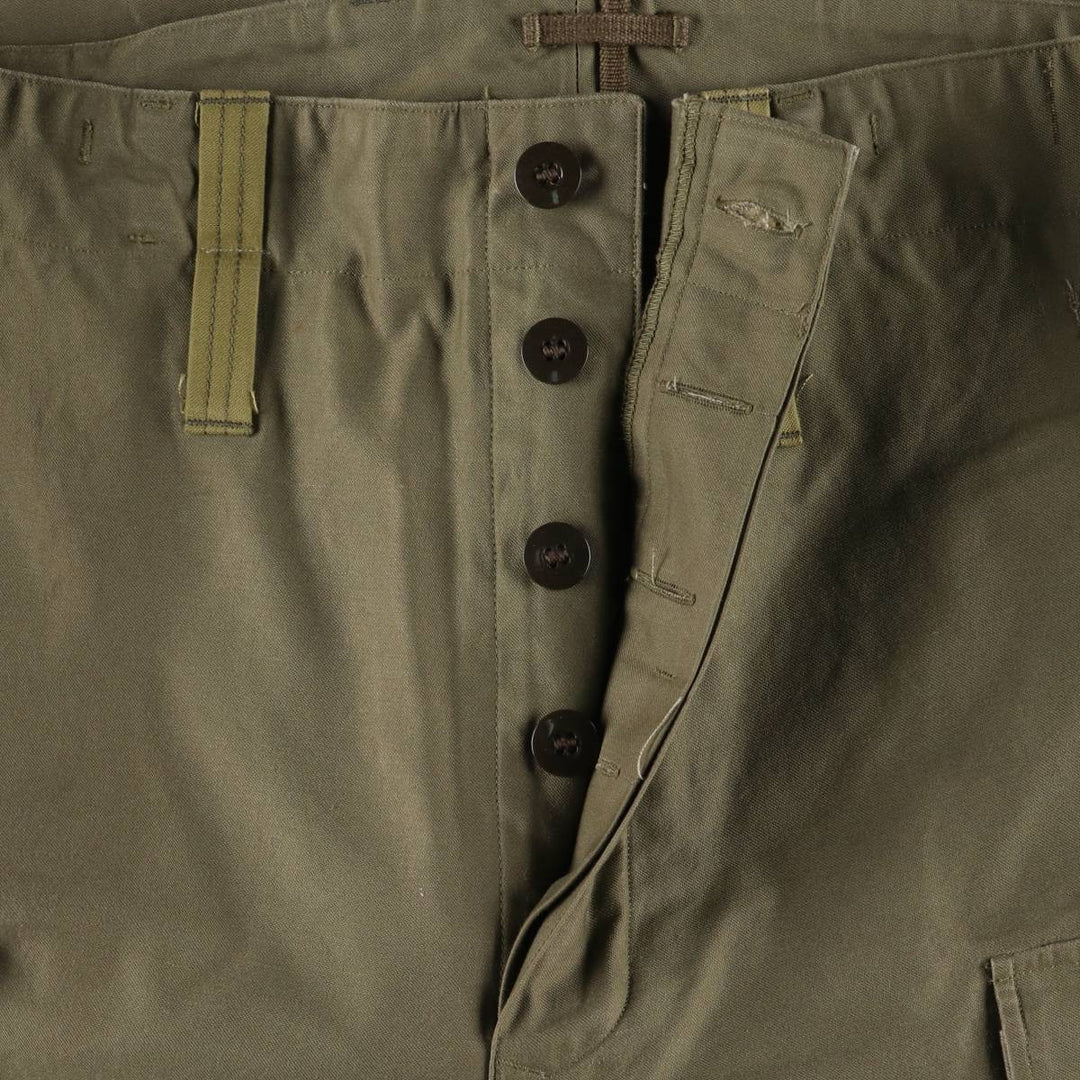 Dutch Army Double Face Military Cargo Pants Combat Pants 82x80 Men's W36 equivalent cotton Khaki type Vintage Second Hand