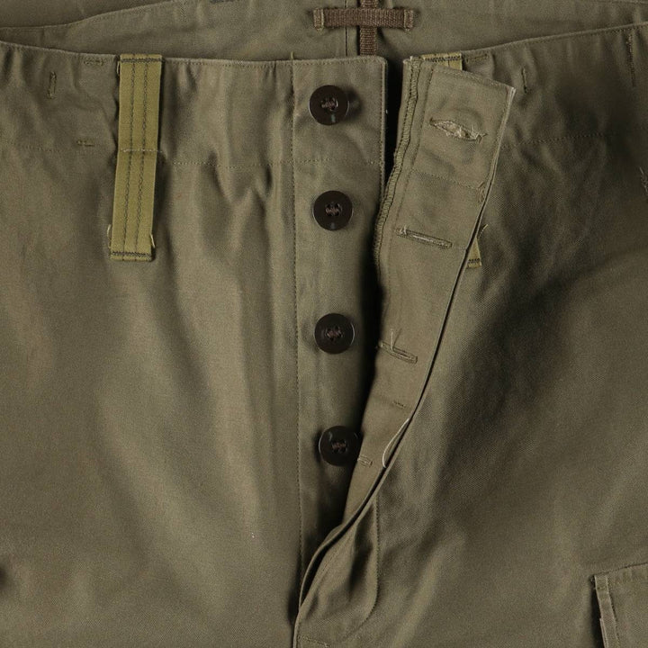 Dutch Army Double Face Military Cargo Pants Combat Pants 82x80 Men's W36 equivalent cotton Khaki type Vintage Second Hand