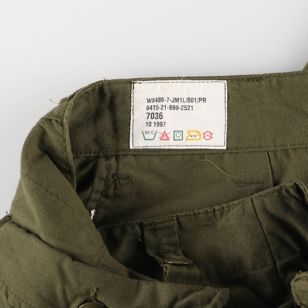90'S Canadian Army Military Cargo Pants Combat Pants Men's W36 Vintage unknown Khaki type Vintage Second Hand